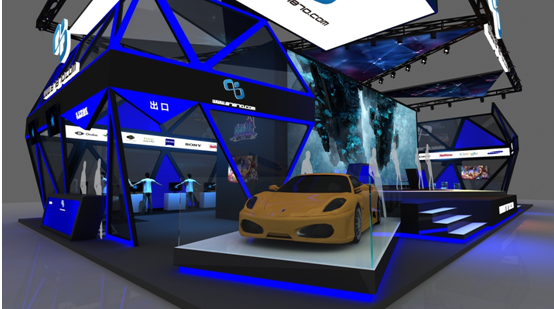 87870展臺設(shè)計照曝光 神秘酷炫惹人遐想